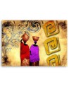 African women - canvas painting for living room, dining room | FEEBY