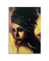 Wall art painting for living room - African woman portrait | FEEBY
