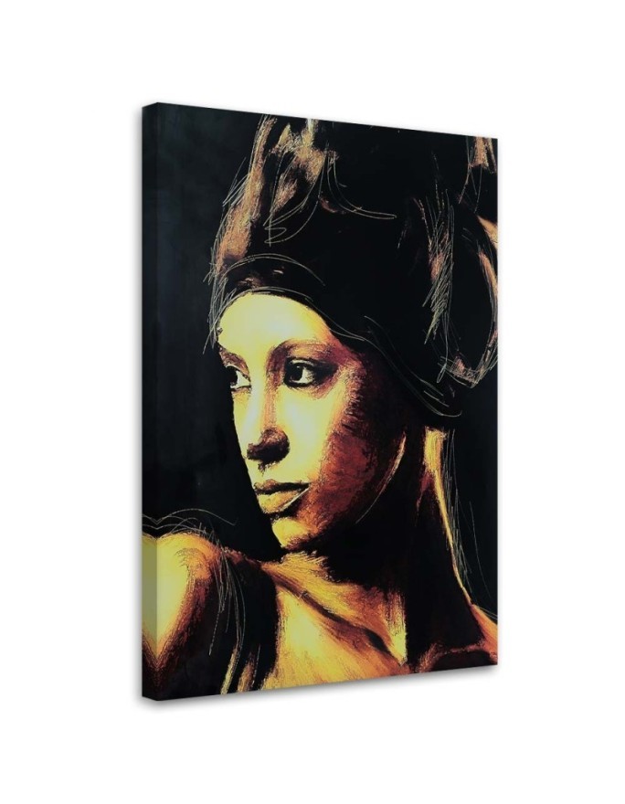 Decorative canvas painting - African woman portrait | FEEBY