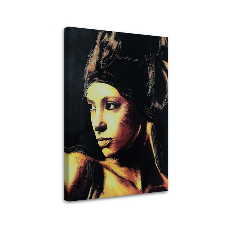 Decorative canvas painting - African woman portrait | FEEBY