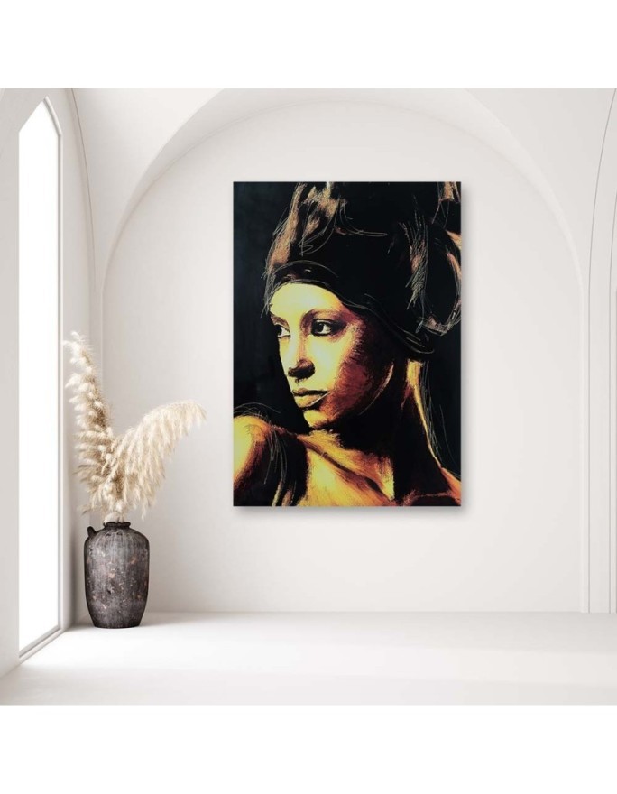 Decorative canvas painting - African woman portrait | FEEBY