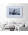 Canvas painting - Africa giraffe at the watering hole | FEEBY