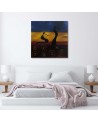 Decorative Canvas painting for dining room - African characters | FEEBY