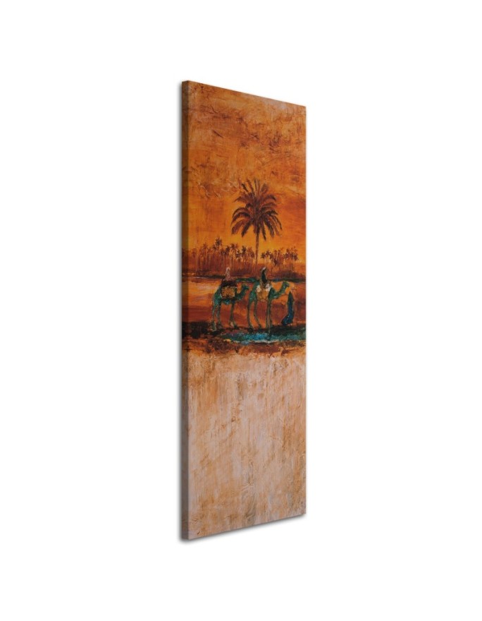 Canvas print Two camels in...