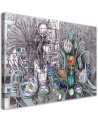 Modern Canvas painting for living room - Egyptian pharaoh scarab | FEEBY