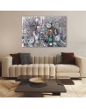 Modern Canvas painting for living room - Egyptian pharaoh scarab | FEEBY