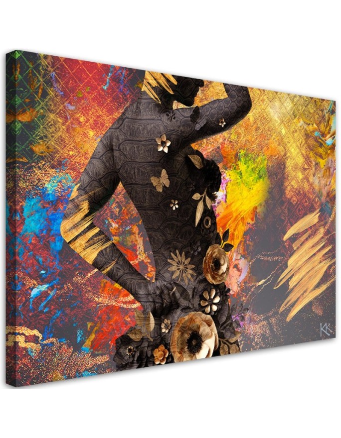 Canvas print African woman...