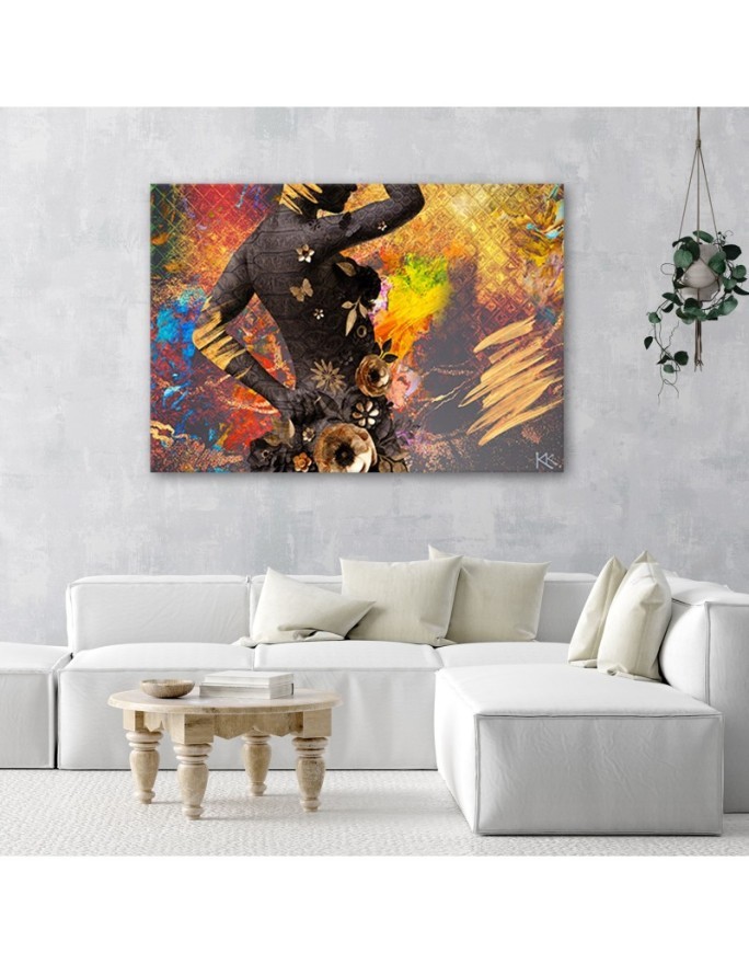 Canvas prints for living room - African woman | FEEBY