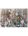 Living room wall art painting - Ancient Egyptian pharaoh | FEEBY