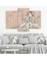 Modern Canvas painting for bedroom - Traditional Japanese geisha | FEEBY