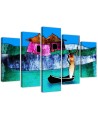 Canvas painting - African landscape for the wall to the room | FEEBY