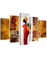 African woman - canvas paintings on canvas for living room, dining room | FEEBY