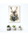 Canvas prints for a child - Futuristic Deer abstract | FEEBY