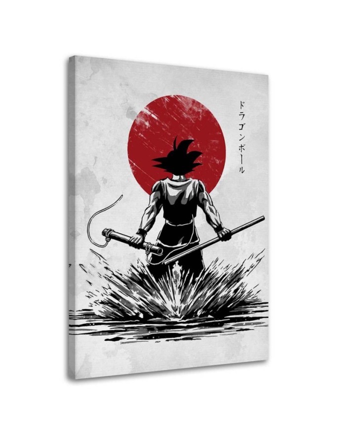 Canvas prints for a teenager - Dragon Ball Samurai Anime manga | FEEBY
