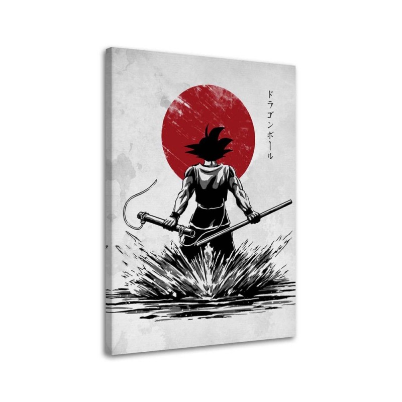 Canvas prints for a teenager - Dragon Ball Samurai Anime manga | FEEBY