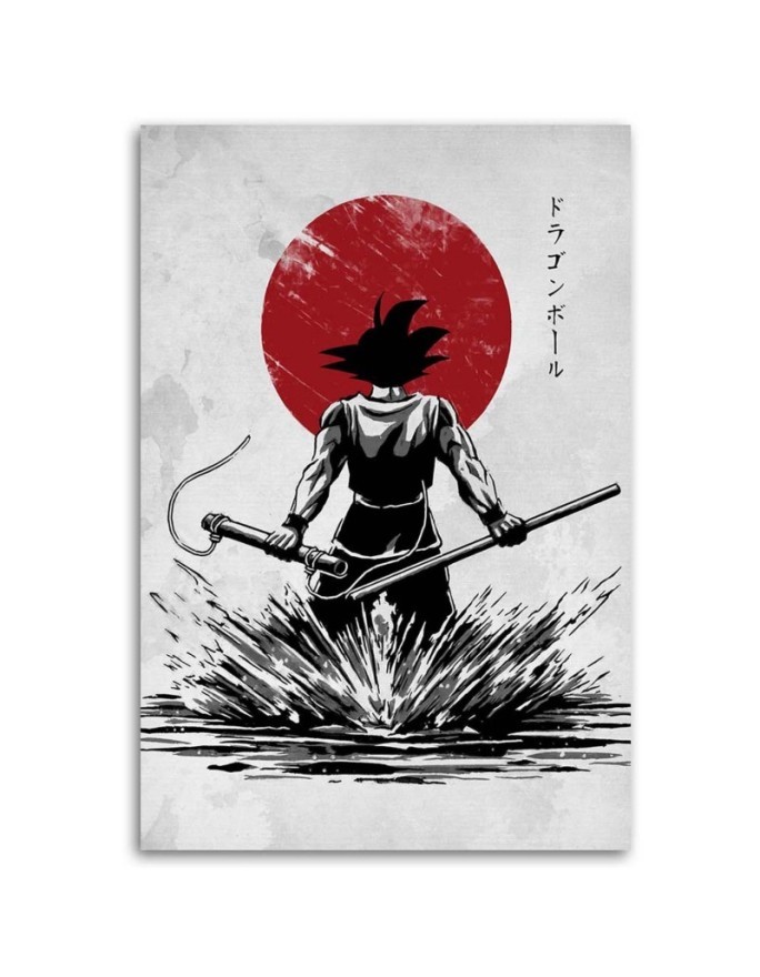 Canvas prints for a teenager - Dragon Ball Samurai Anime manga | FEEBY