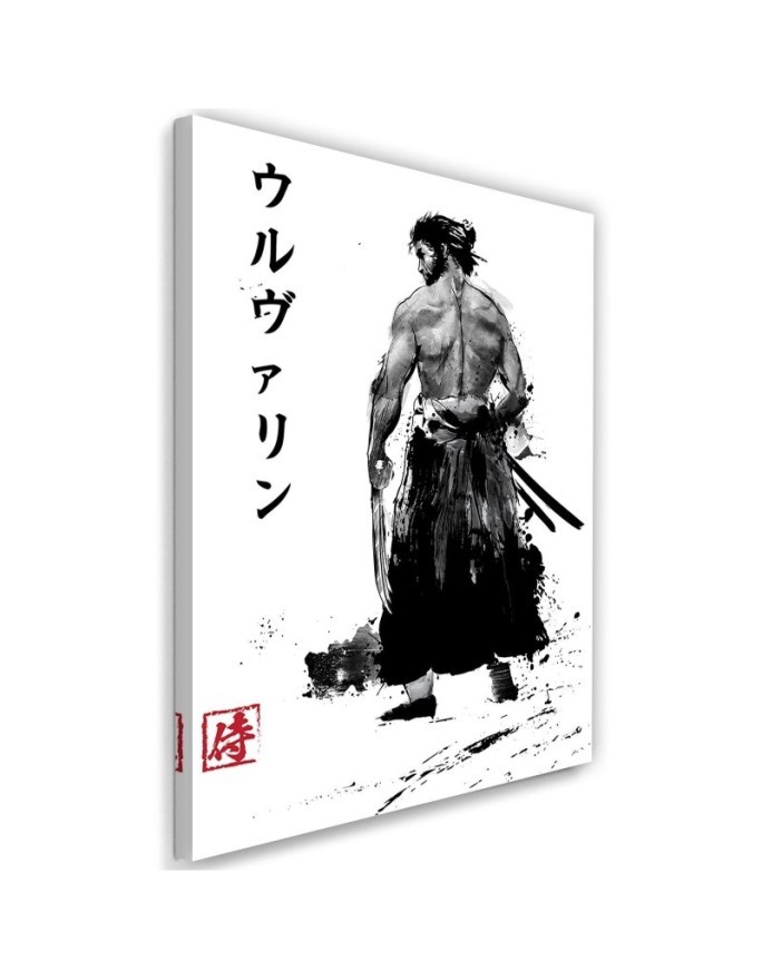 Canvas prints for teenager's room - Samurai sumi-e Dr.Monekers | FEEBY