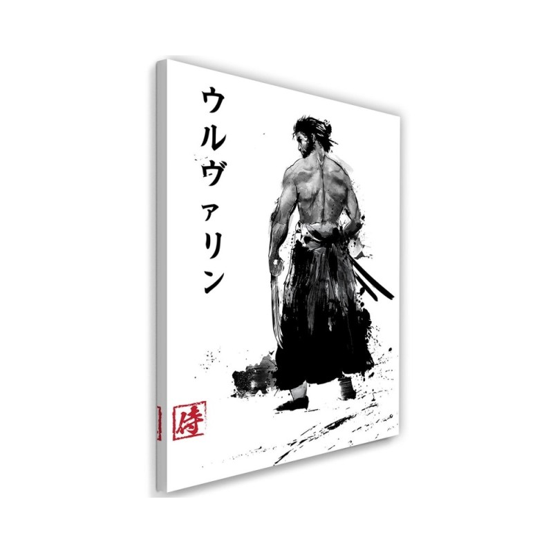 Canvas prints for teenager's room - Samurai sumi-e Dr.Monekers | FEEBY