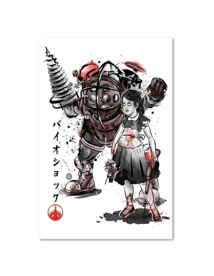 Teenage canvas painting for room - Bioshock | FEEBY