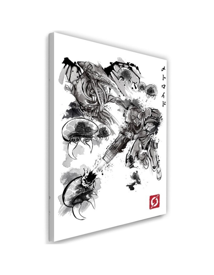 Teenage room Canvas painting - Space pirate attack Dr.Monekers | FEEBY
