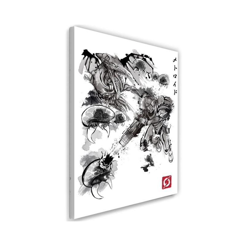 Teenage room Canvas painting - Space pirate attack Dr.Monekers | FEEBY