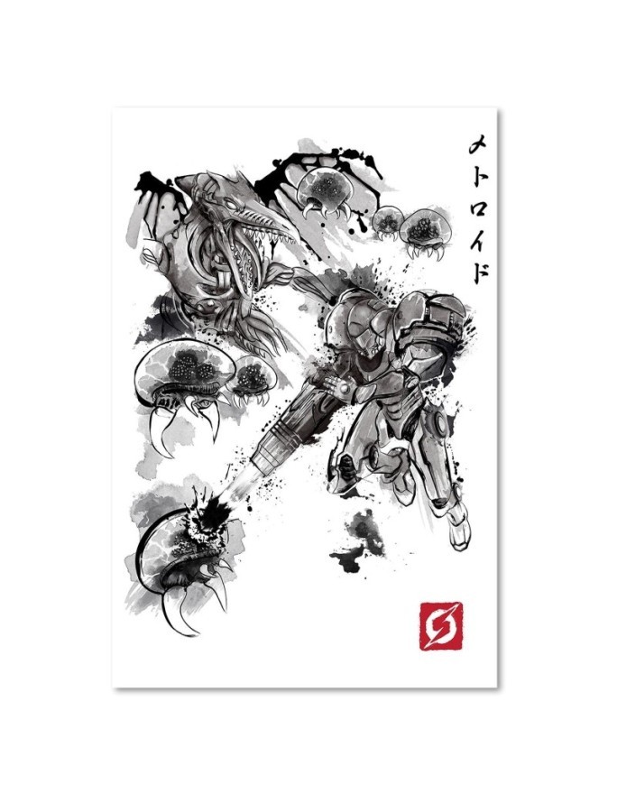 Teenage room Canvas painting - Space pirate attack Dr.Monekers | FEEBY