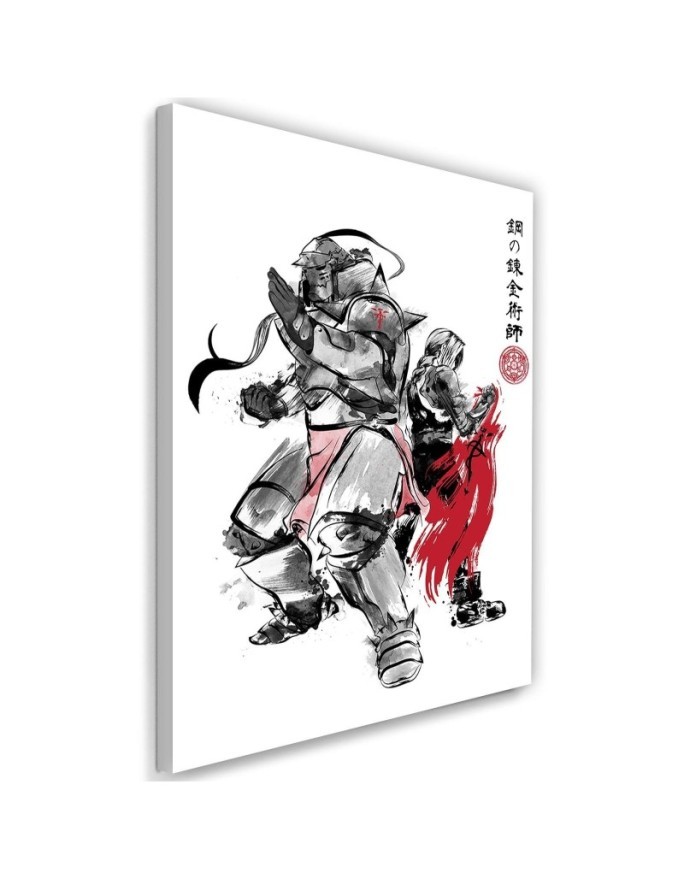 Illustration Canvas painting - Fullmetal Alchemist: Brotherhood Sumi-e | FEEBY