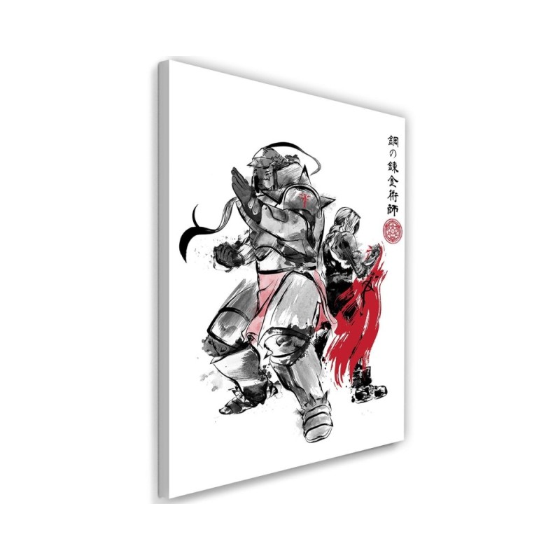 Illustration Canvas painting - Fullmetal Alchemist: Brotherhood Sumi-e | FEEBY