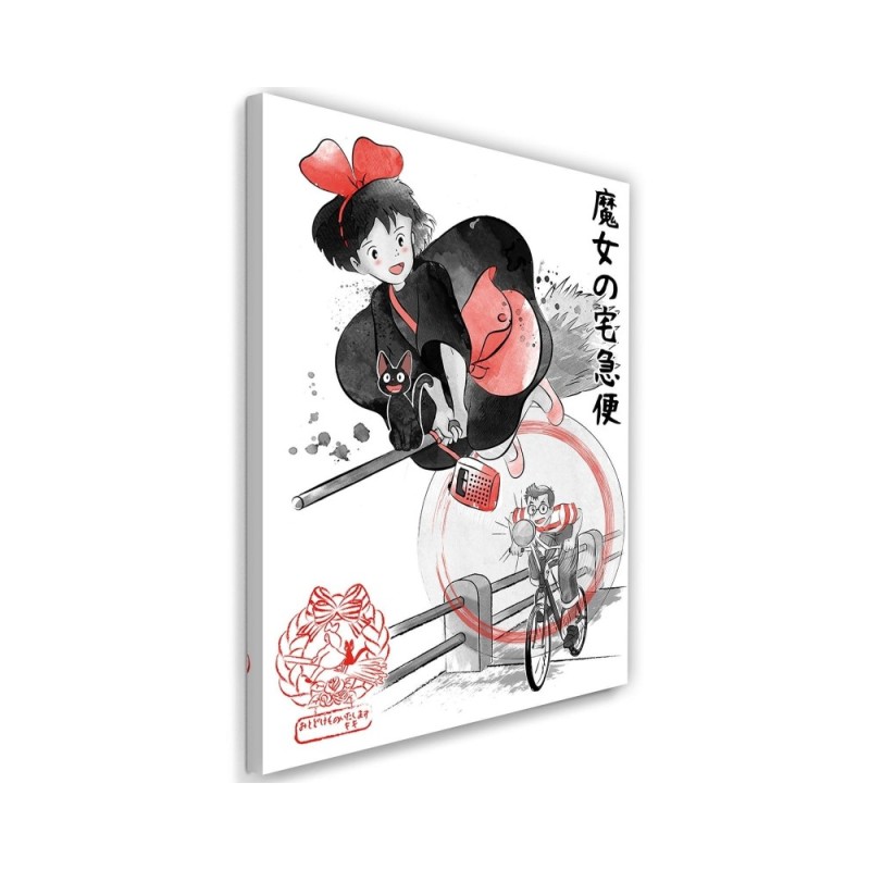 Canvas prints for children's room - Anime manga Sumi-e Dr.Monekers | FEEBY