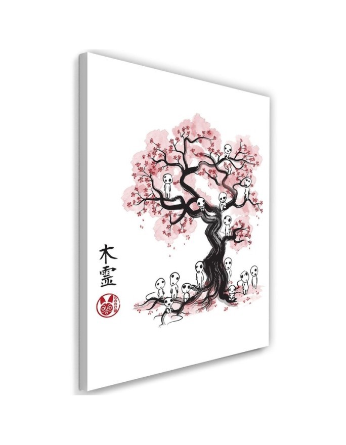 Youth wall painting - Forest spirits Sumi-e Dr.Monekers | FEEBY
