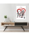 Teenage canvas painting - Kingdom Hearts Dr.Monekers | FEEBY