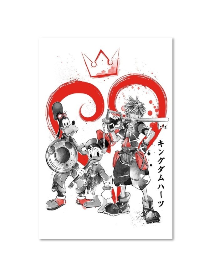 Teenage canvas painting - Kingdom Hearts Dr.Monekers | FEEBY
