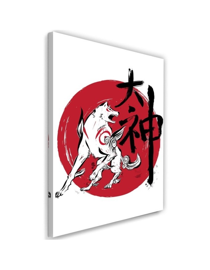 Canvas prints for teenager - Great God sumi-e Dr.Monekers | FEEBY