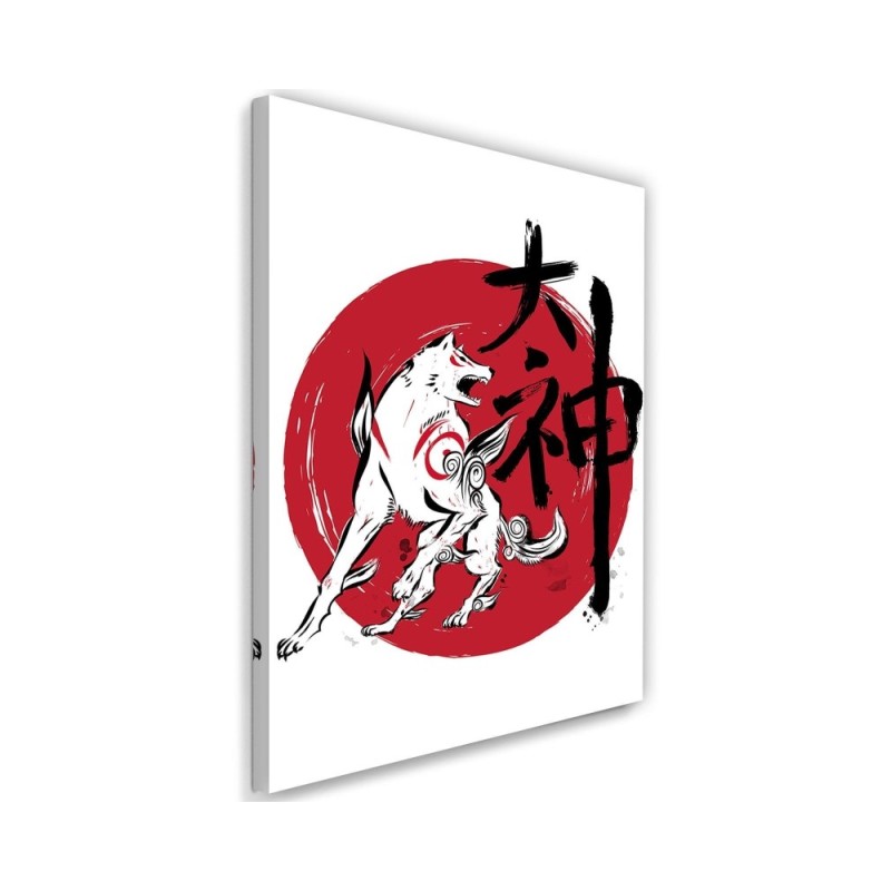 Canvas prints for teenager - Great God sumi-e Dr.Monekers | FEEBY