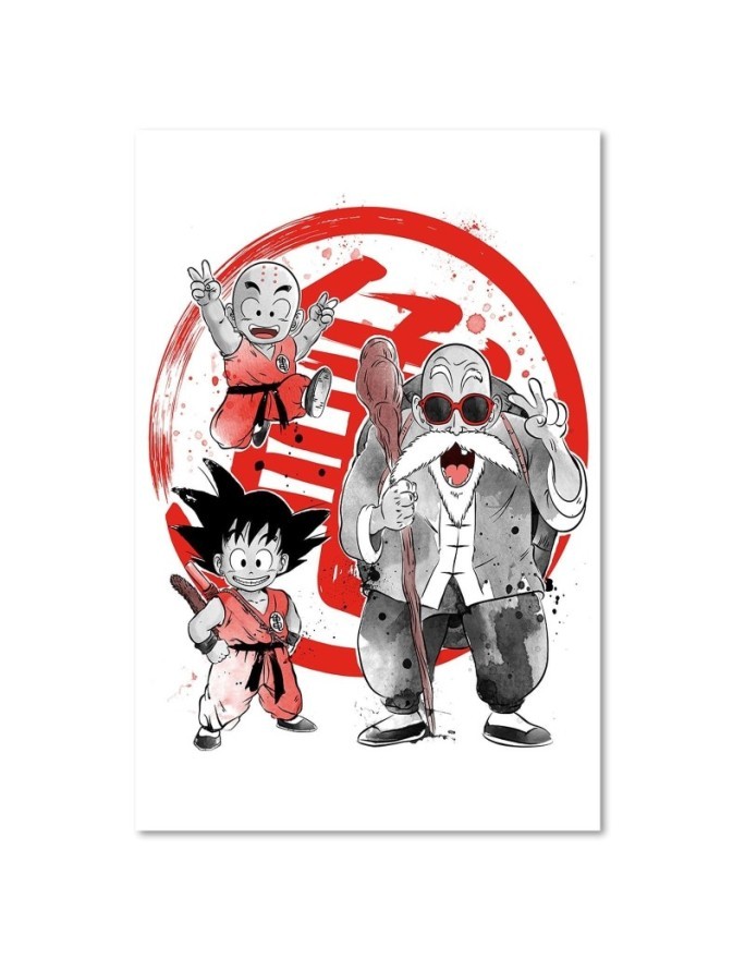 Teenage wall art painting - Dragon Ball Dr.Monekers | FEEBY