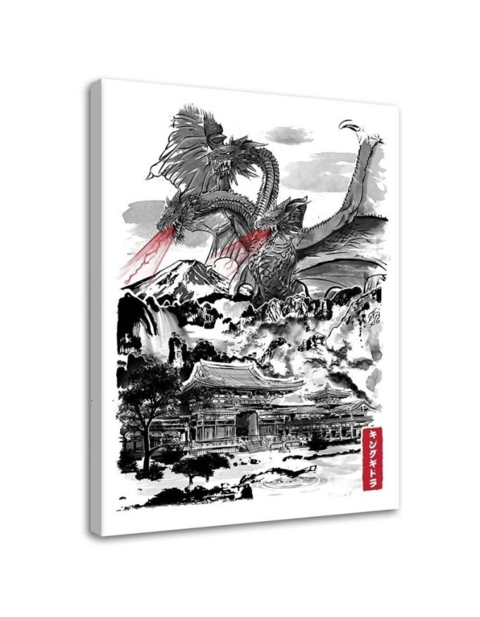 Youthful Canvas paintings for wall - Godzilla films | FEEBY