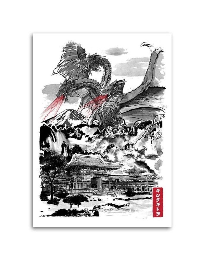 Youthful Canvas paintings for wall - Godzilla films | FEEBY