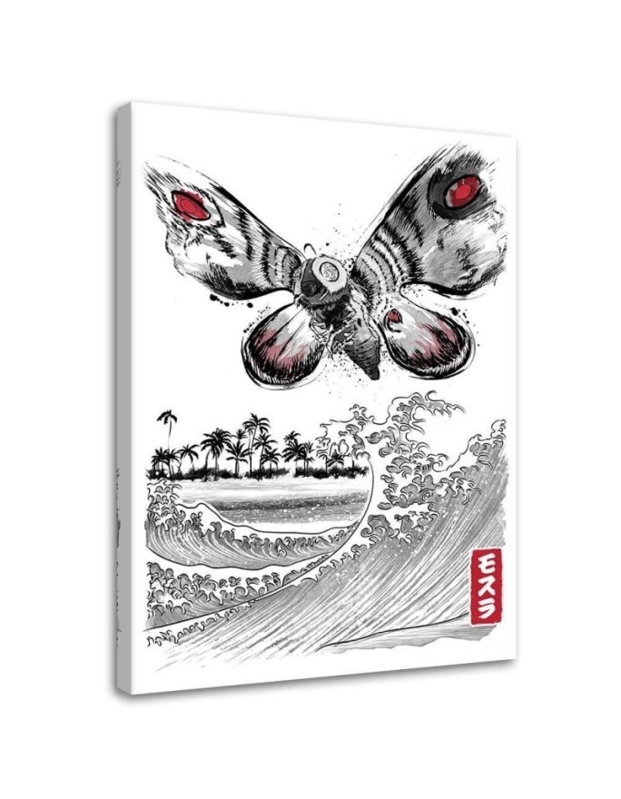 Godzilla - modern Canvas paintings for the youth room | FEEBY