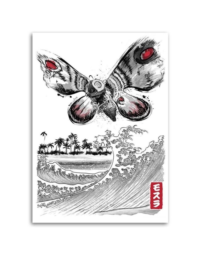 Godzilla - modern Canvas paintings for the youth room | FEEBY
