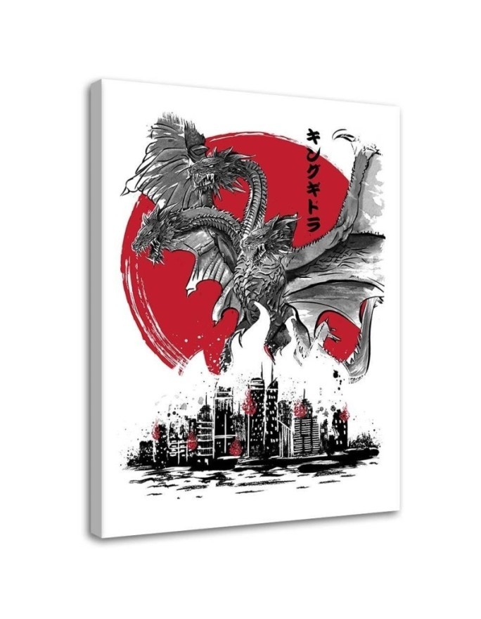 Youth canvas paintings - King Ghidorah | FEEBY