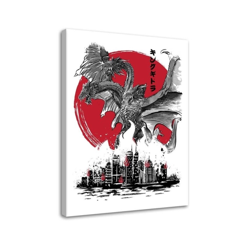 Youth canvas paintings - King Ghidorah | FEEBY