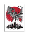 Youth canvas paintings - King Ghidorah | FEEBY