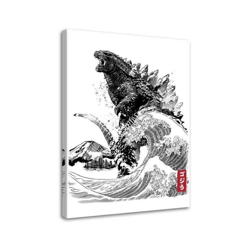 Youth Canvas paintings for boy - Godzilla | FEEBY