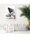 Youth Canvas paintings for boy - Godzilla | FEEBY