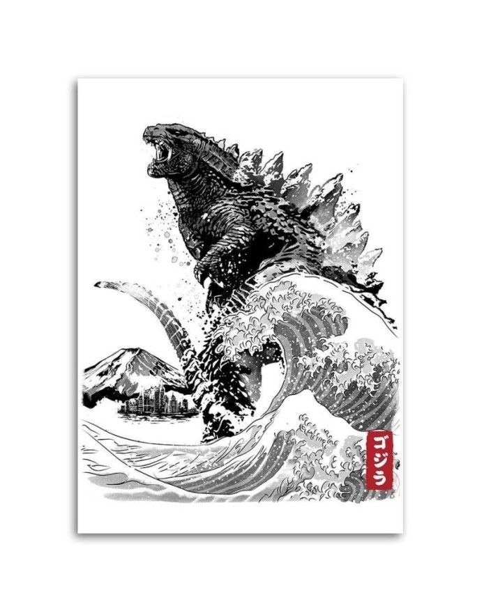 Youth Canvas paintings for boy - Godzilla | FEEBY