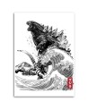 Youth Canvas paintings for boy - Godzilla | FEEBY