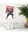 Canvas prints for teenager's room - Bakugo sumi-e Dr.Monekers | FEEBY