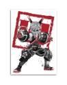 Canvas prints for teenager's room - Bakugo sumi-e Dr.Monekers | FEEBY