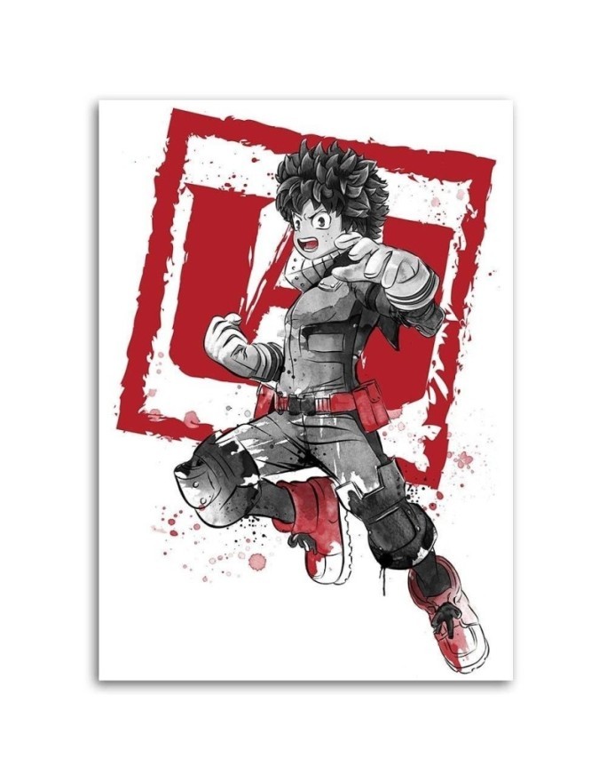 Modern Canvas paintings for wall - Sumi-e warrior Dr.Monekers | FEEBY