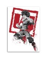 Modern Canvas paintings for wall - Sumi-e warrior Dr.Monekers | FEEBY